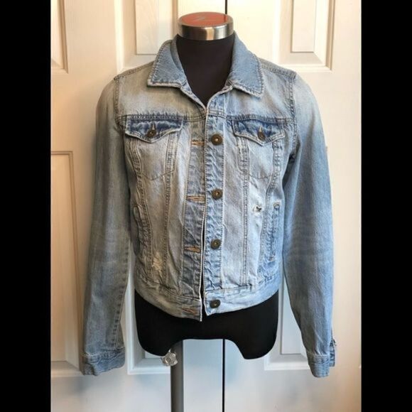 Mudd Distressed Jean Jacket - Picture 1 of 10